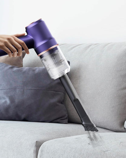 Handheld Vacuum Cleaner with LED Light, 9000 PA Portable Cordless Car Vacuum for Home and Office
