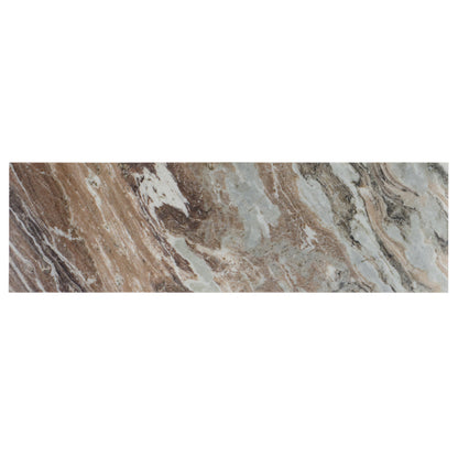 SAFAVIEH Home Collection - Frederick Console Table, Brown & Grey Marble Top with Black Metal Legs (CNS3707A)