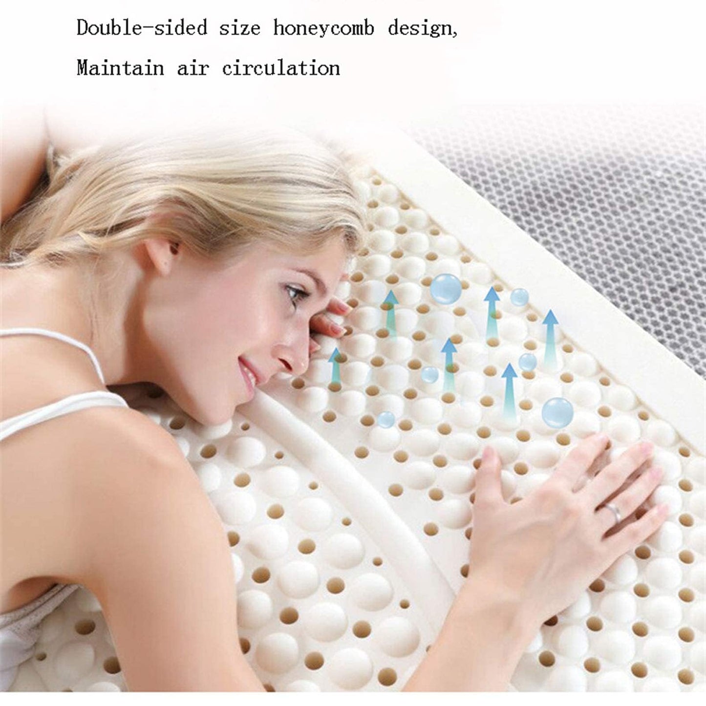 Organic Natural Latex Mattress - 3-Inch Medium Soft Hybrid Mattress, Foldable Floor Sleeping Bed Tatami Mat, 150x190cm (59x75in) for Ultimate Comfort