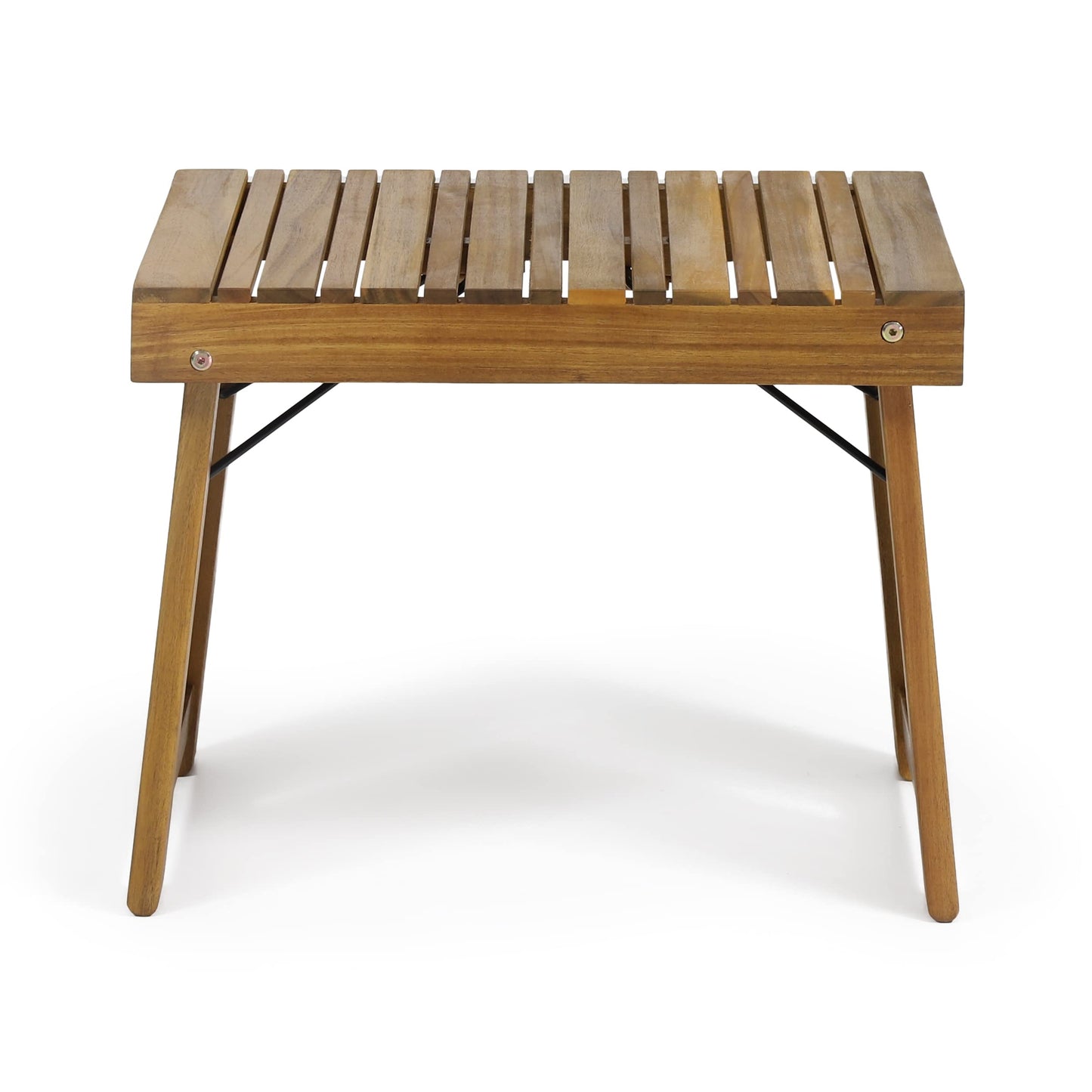Christopher Knight Home Vernon Outdoor Acacia Wood Chaise Lounge Set, Teak Finish