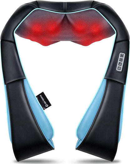 Mo Cuishle Shiatsu Neck and Back Massager with Heat - Electric 4D Deep Tissue Relief for All | Perfect Gift for Mom, Dad, and Loved Ones