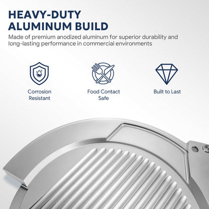 Meat Slicer Knife Cover Compatible with Bizerba GSPHI150, Protective Blade Guard Replacement, Durable Food-Grade Material, Secure Fit, Easy Installation for Commercial Meat Slicers