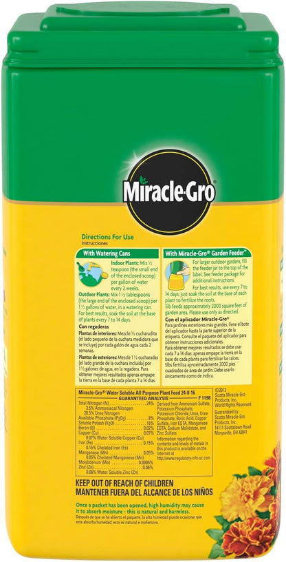 Miracle-Gro Water Soluble All-Purpose Plant Food - Fertilizer for Indoor & Outdoor Plants | 5 lbs