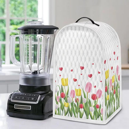 Tulip Flower Blender Cover, Kitchen Home Decor Appliance Cover for Dust Protection, Anti-Stain and Anti-Static
