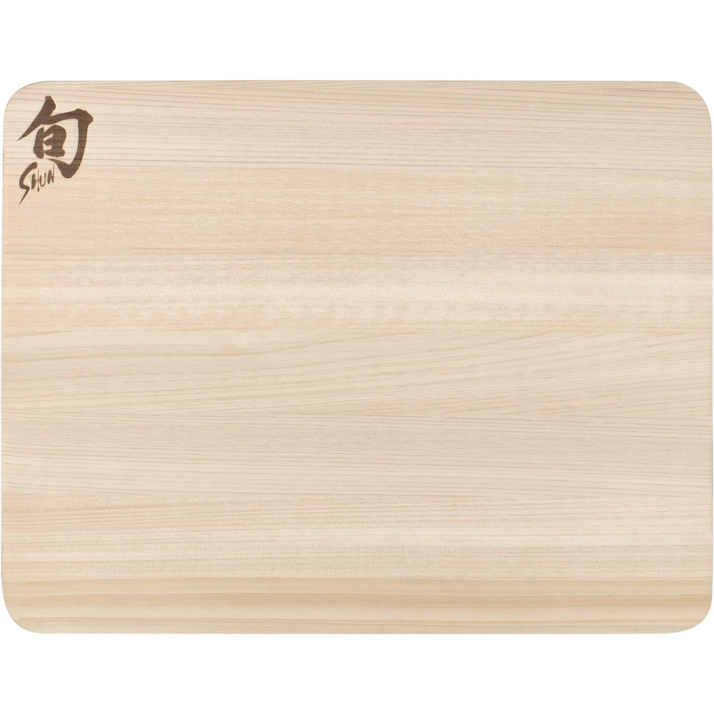 Shun Cutlery Small Hinoki Cutting Board, 10.75" x 8.25" Small Wooden Cutting Board for Kitchen, Medium-Soft Wood Preserves Knife Edges, Forest Stewardship Council Certified, Japanese Chopping Board