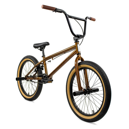 Elite BMX Freestyle Bike, Durable Steel Frame, Available in 16", 18", and 20" Sizes. New Sizes 26" and 29" BMX Bicycles. (Copper, 20")
