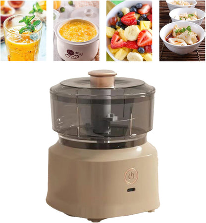 YUYTE Food Processors Meat Grinder - Electric Food Chopper, Multifunctional Stainless Steel Blades for Baby Food, Meat