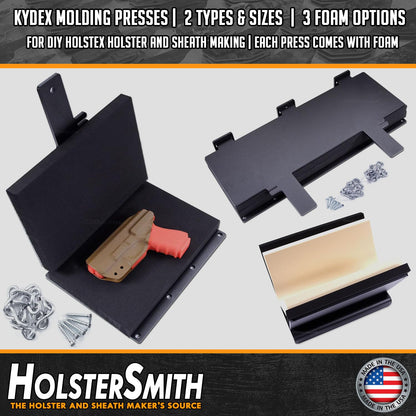 HolsterSmith Kydex Holster Molding Press - Bench Model - USA Made - (w/Xtreme Form Molding Foam) - (8 x 12 Inches) - Kydex Holster and Sheath Press