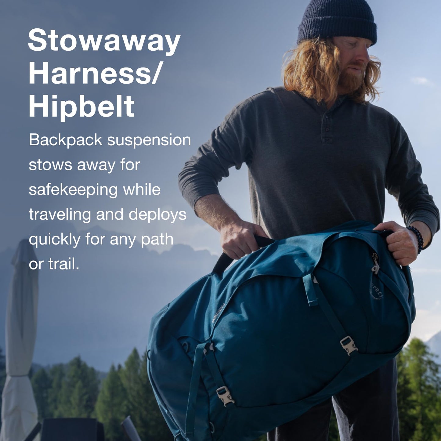Osprey Fairview 70L Women's Travel Backpack, Winter Night Blue