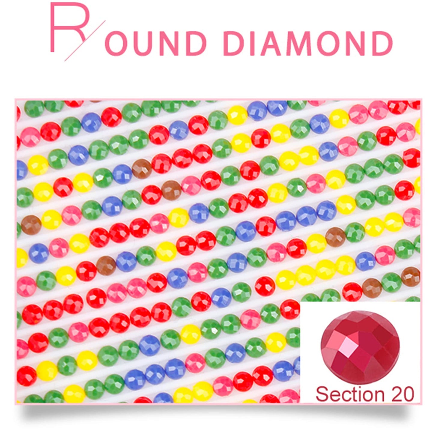 Huacan Diamond Painting Kits for Adults,Full Round Drill Lotusflower Moon 5D Diamond Art Kits for Home Wall Decor 12x16in