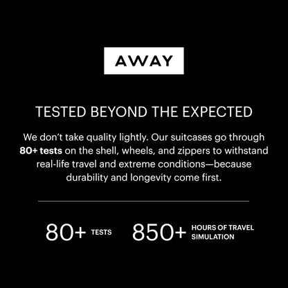 Away Large Checked Luggage - 29-Inch Lightweight Hardside Suitcase with Four WhisperGlide 360° Spinner Wheels, Interior Compression System, TSA-Accepted Lock - Cloud Gray
