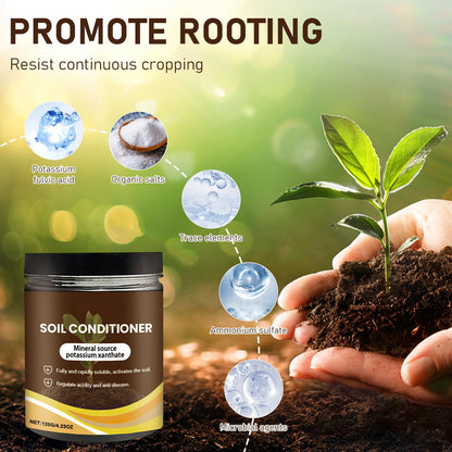Skiennix Organic Soil Activators - 2Pcs Plant Fertilizers for Healthy Garden Beds | 120G Each