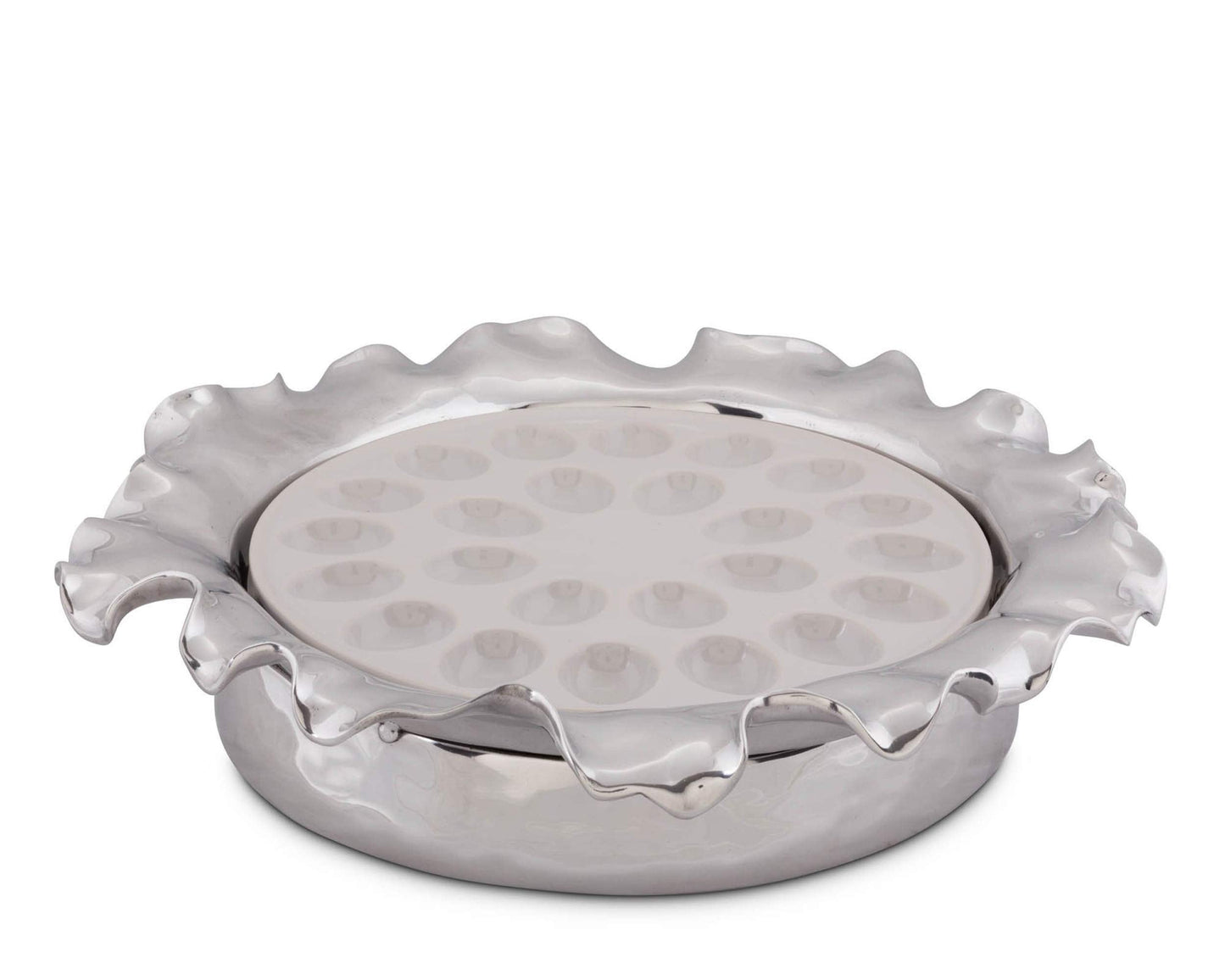 Arthur Court Carmel Pattern Cheese/Bar Board Charcuterie Platter & Serving Tray 18 inch Diameter 4 inch Tall