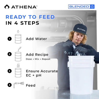 32 Athena Blended Balance | Liquid pH Buffer & Stabilizer for RO Water | Formula for Hydroponics | Sediment-Free