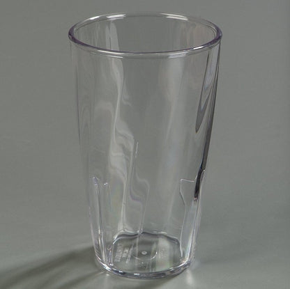 Carlisle FoodService Products Swirl Tumbler, Plastic Cup for Water and Cold Drinks, 8 Oz, 36 Count, Clear