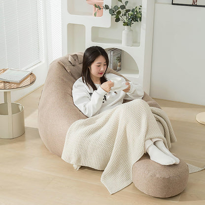 HUJZJY Oversized Bean Bag Chair for Adults, Bean Bag Couch with Filler, Soft Premium Memory Foam Lounger, Comfy Floor Sofa, for Living Room, Bedroom and Gaming Room