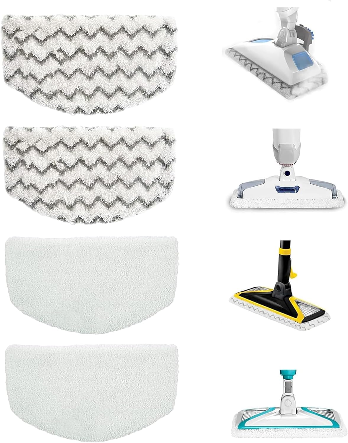 1940A 1806 19404 1440 1544 2075A 2685A 19402 19408 1940f 1940q 1940t B0006 B0017 Steam Mop Pads Washable for Bissell