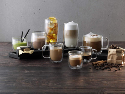 ZWILLING Sorrento 2-pc Double-Wall Glass Espresso Cup Set, 2.7-oz, 80ml