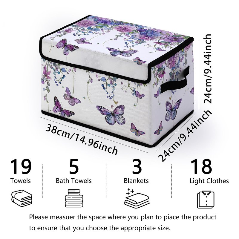 Dawuyu Stackable Clothes Storage Bins with Lids,Closet Organizers Fabric Box for Home and Office,Blanket Clothes Organizers,Under Bed Storage Containers 3 Pack.