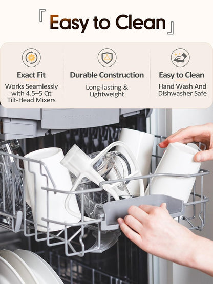 Coated Flat Beater Replacement for KitchenAid 4.5-5 Qt Tilt-Head Stand Mixer, Durable Paddle Attachment for Efficient Mixing & Easy Cleanup,Replacement K45B