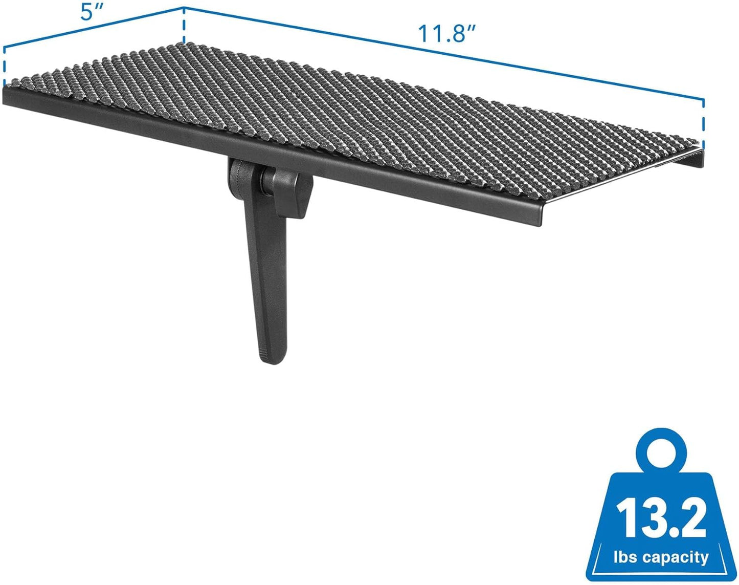 12 13.2 lb Mount-It! Above TV Shelf for Wall Mounted TV Adjustable No-Drill TV Top Shelf for Cable Box & Streaming