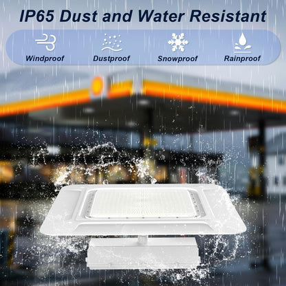 240W LED Canopy Light, 43200LM 5700K Daylight, Surface Mount LED Gas Station Light (1000W HID/HPS Equivalent), Commercial Parking Garage Ceiling Lighting, IP65 Waterproof, 100-277VAC, UL Listed