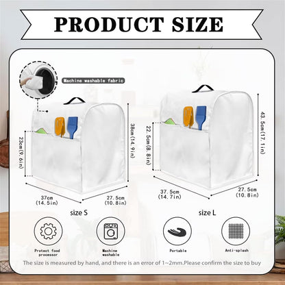 Upetstory Sunflower Giraffe Stand Mixer Cover, Compatible with Kitchen 6 & 8 Quart Bowl Lift, Dustproof with Pockets