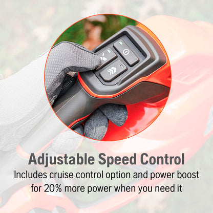 Husqvarna 230iB Battery Powered Cordless Leaf Blower, 136-MPH 650-CFM Electric Leaf Blower with Brushless Motor and Quiet Operation, 40V Lithium-Ion 4 Ah Battery and Charger Included, 970480204