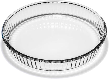 Red Co. Round Clear Glass Casserole Baking Dish, Oven Basics Bakeware, 1.8 Quart