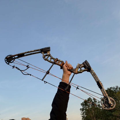 POEARCUS 0-70lb Draw Weight Adjustable Compound Bow Set 320 FPS IBO Archery Kit for Hunting & Target Practice