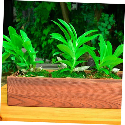 Wood Flower Box Cedar Window Boxes - Tiestos para Exterior Indoor Flower Pots for Outdoor Plants Fence Planter