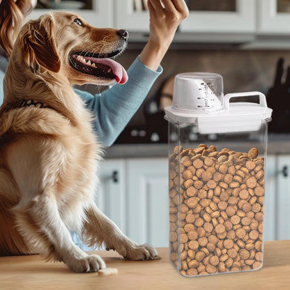FrutPunch Rice Container, Rice Storage Container, 3-4 Lbs Tcereal Storage Container, Dog Food Storage Container, Suitable for Home Kitchen Rice, Soybean Food Storage (2.4, Quarts)