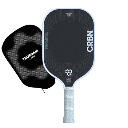 CRBN Pickleball - TruFoam Genesis - Carbon Fiber Pickleball Paddle - First-Ever 100% Foam Core Performance Paddle (Elongated)