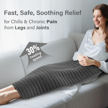 XXXL Heating Pad for Back & Women, Electric Large Heating Pads for Period Cramps Shoulder Neck Legs Pain Relief, 17"x33" King Size Heat Pad, Auto Off, Birthday Mother’s Day Gifts for Mom Dad Women Men
