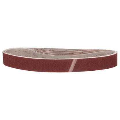 CoCud 1 x 42 Inch Sanding Belt, 10 Pcs 60 Grit Knife Sharpener Belts Work Sharpening for Belt Sander Knife Carving Tool Metal Working