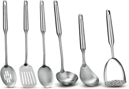 Stainless Steel Slotted Turner Spatula - Meticulous Craftsmanship, Modern Design, Guaranteed Lifetime Use