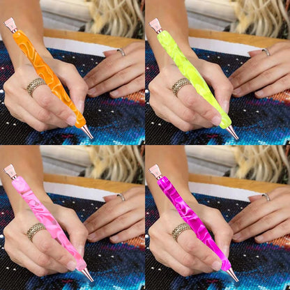 Praise V Do Diamond Painting Art Drill Pen Tool Accessories Stylus, Nail Art Embroidery, Gem Rhinestone Picker Tool, Diamond Art Pen 7colors