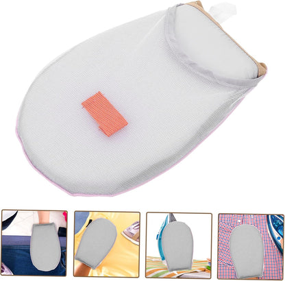 Zerodeko Mini Steamer Sponge Pad for Clothes, Garment Steamer Mitt, Shirt Steamer, Ironing Table Mesh Ironing Board.