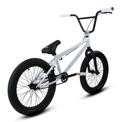Elite BMX Freestyle Bike, Durable Steel Frame, Available in 16", 18", and 20" Sizes. New Sizes 26" and 29" BMX Bicycles. (White, 20")