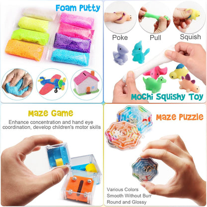 Totbit 56 Pcs Party Favors - Fun Treasure Chest Box Toys for Kids | Perfect for Birthdays & Carnivals