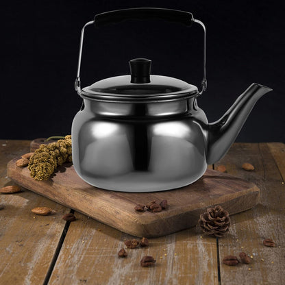 Lurrose 1.5QT Whistling Tea Kettle, Stainless Steel Teakettle with Cool Grip Handle for Stovetop