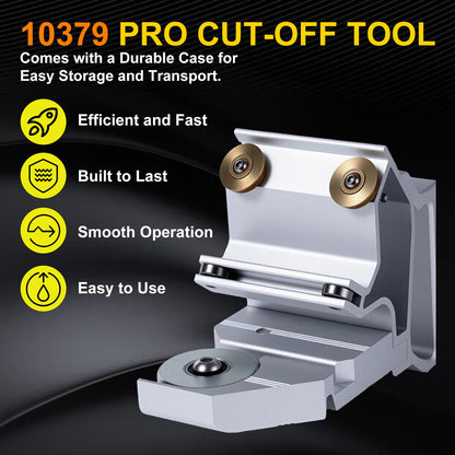PRO Cut-Off Tool with Case 10379 Precision Cutter Compatible with Pro 14 HD, MX Series, MAX-I-MUM XL Series brakes, Lightweight Heavy-Duty Metal & Vinyl Cutter