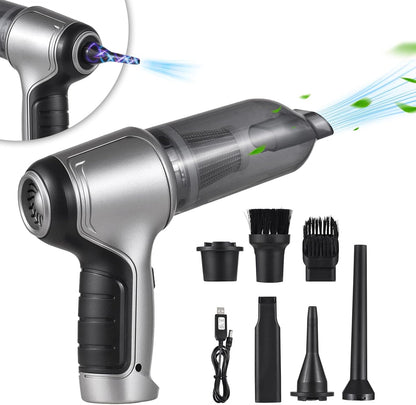 Handheld Car Vacuum Cleaner, 19000Pa Cordless Mini Air Duster & Hand Pump, 3 in 1 Portable Vacuum Cleaner for Car,