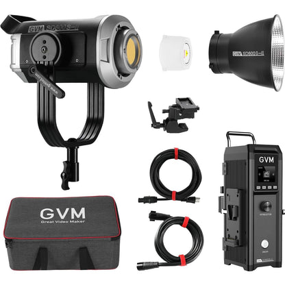 GVM SD600S 600W Led Video Light, 5600K Led Studio Light Photography Lighting with APP/DMX Control, 124000lux/1m Continuous Lighting for Studio, Video Shooting, Gaming, Broadcasting