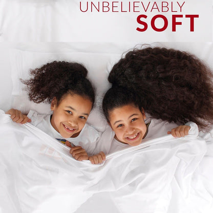 Mellanni Twin Sheets Set - 3 PC Hotel Luxury Bedding | Extra Soft, Cooling, Wrinkle-Resistant (Emerald Green)