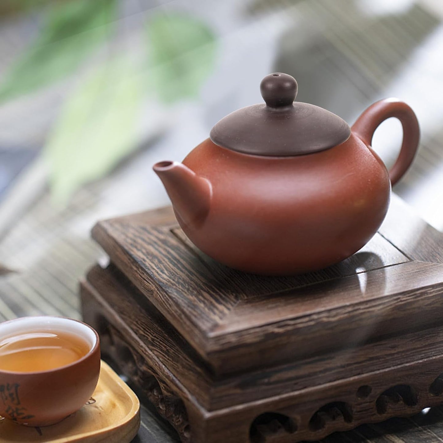 Ceramic Teapot Lid, Universal Repair Lid for Purple Clay Teapot, Replaceable Lid for Teapot