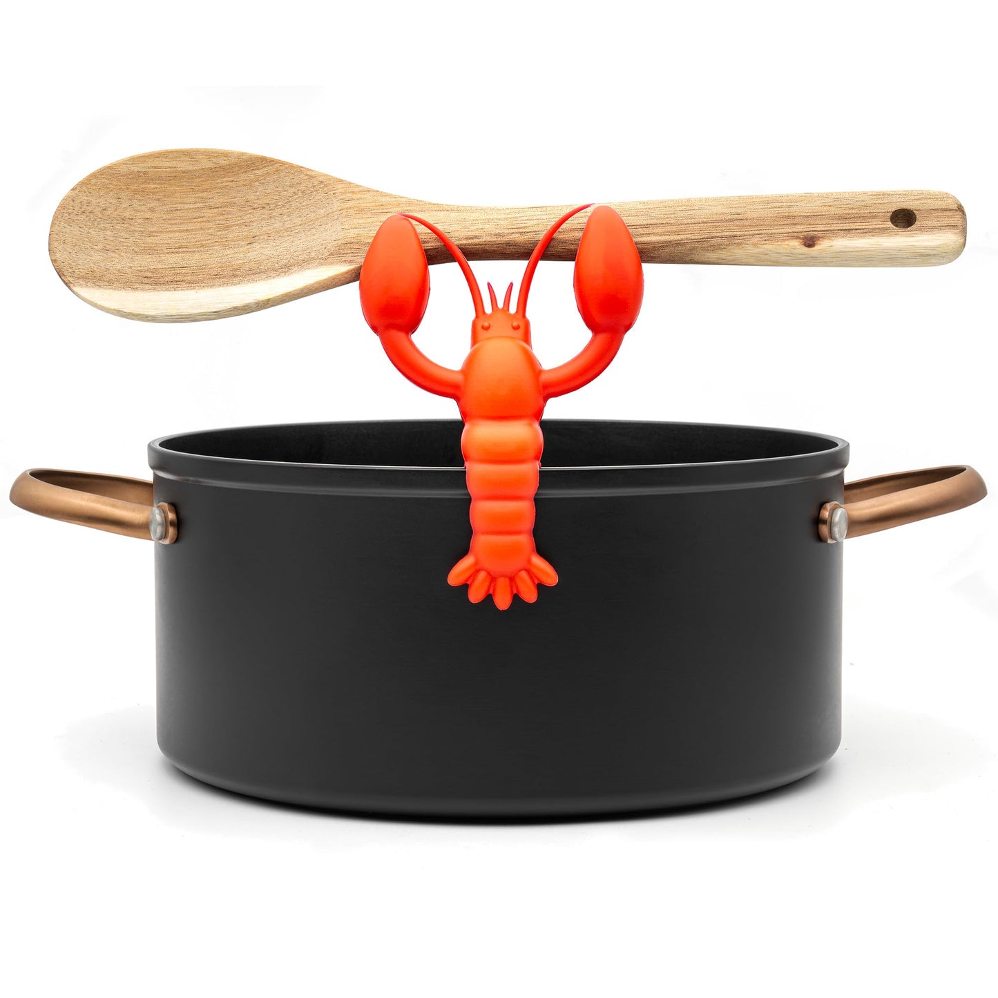 tögö The Lobster Silicone Utensil Rest - Kitchen Gifts, Silicone Spoon Rest for Stove Top - Heat-Resistant, Funny Kitchen Gifts, Cooking Gifts - Non-Slip Spoon Holder Stove Organizer