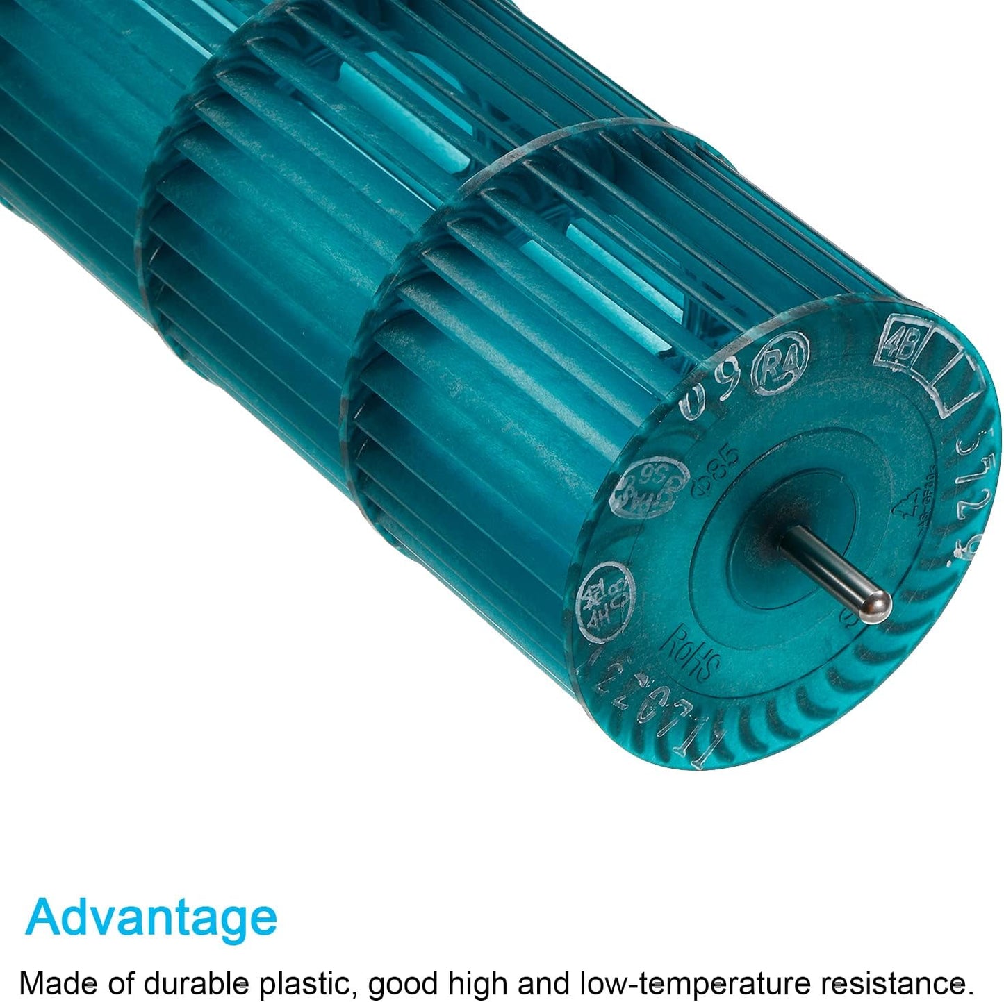PATIKIL 85x596mm Air Conditioner Blower Fan Wheel, External Fixation Cross Flow Fan Assembly Replacement for Room AC