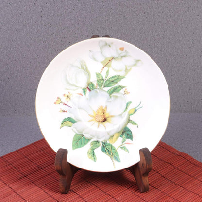 Gatuida 4 Pcs Wooden Display Stand, Plate Holder Easels for Home and Wedding Decorations
