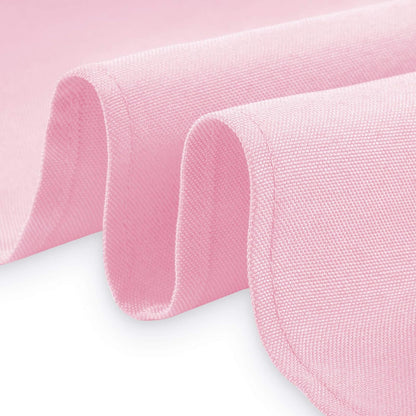 Lann's Linens 70" Square Premium Tablecloth for Wedding, Banquet, Restaurant, Polyester Fabric, Pink